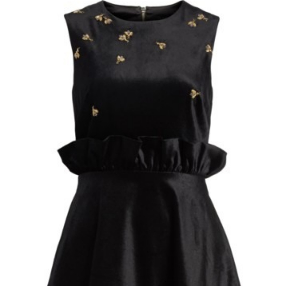 Ted Baker London Queen Bee Raffle Waist Dress - Picture 5 of 8